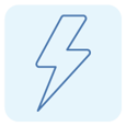 Ícone Raio - Contratação ágil Ícone Raio - Contratação ágil