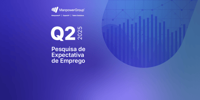 Banner promocional com gradiente de azul e lilás, exibindo o logotipo da ManpowerGroup no topo e os textos: 'Q2 2025 Pesquisa de Expectativa de Emprego' em destaque. À direita, um gráfico de barras e linhas sobre um fundo transparente. Banner promocional com gradiente de azul e lilás, exibindo o logotipo da ManpowerGroup no topo e os textos: 'Q2 2025 Pesquisa de Expectativa de Emprego' em destaque. À direita, um gráfico de barras e linhas sobre um fundo transparente.