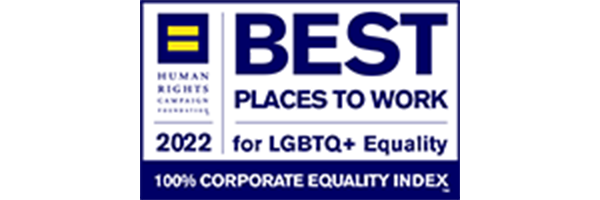 Selo "Melhores Lugares para Trabalhar 2022" por Igualdade LGBTQ+ da Human Rights Campaign, com índice de 100% no Corporate Equality Index. Selo "Melhores Lugares para Trabalhar 2022" por Igualdade LGBTQ+ da Human Rights Campaign, com índice de 100% no Corporate Equality Index.